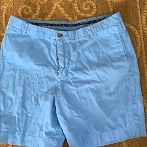 Tailorbird Blue Khaki Shorts